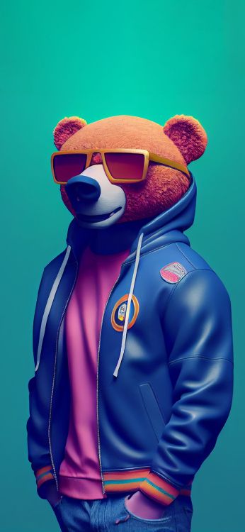 Azure, Lunettes, Purple, Manche, Geste. Wallpaper in 1600x3462 Resolution