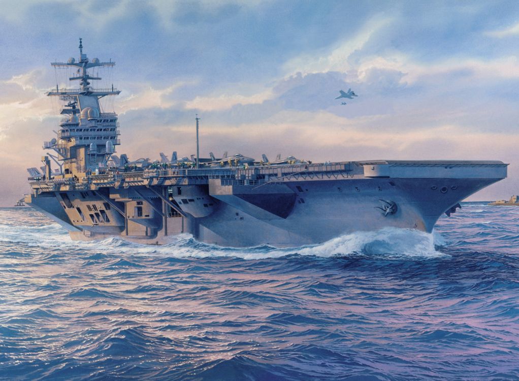 Portaaviones, Buque, USS George HW Bush, Buque de Guerra de La, Naval. Wallpaper in 1920x1408 Resolution
