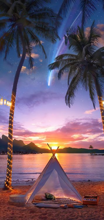 Sky2way Tours y Viajes, Agua, Ambiente, Luz, Afterglow. Wallpaper in 1422x3000 Resolution