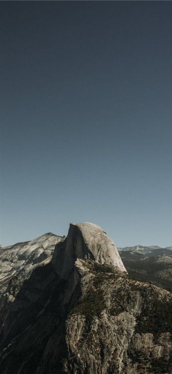 le Parc National de Yosemite, la Vallée de Yosemite, Demi-Dôme, Glacier Point, El Capitan. Wallpaper in 640x1385 Resolution