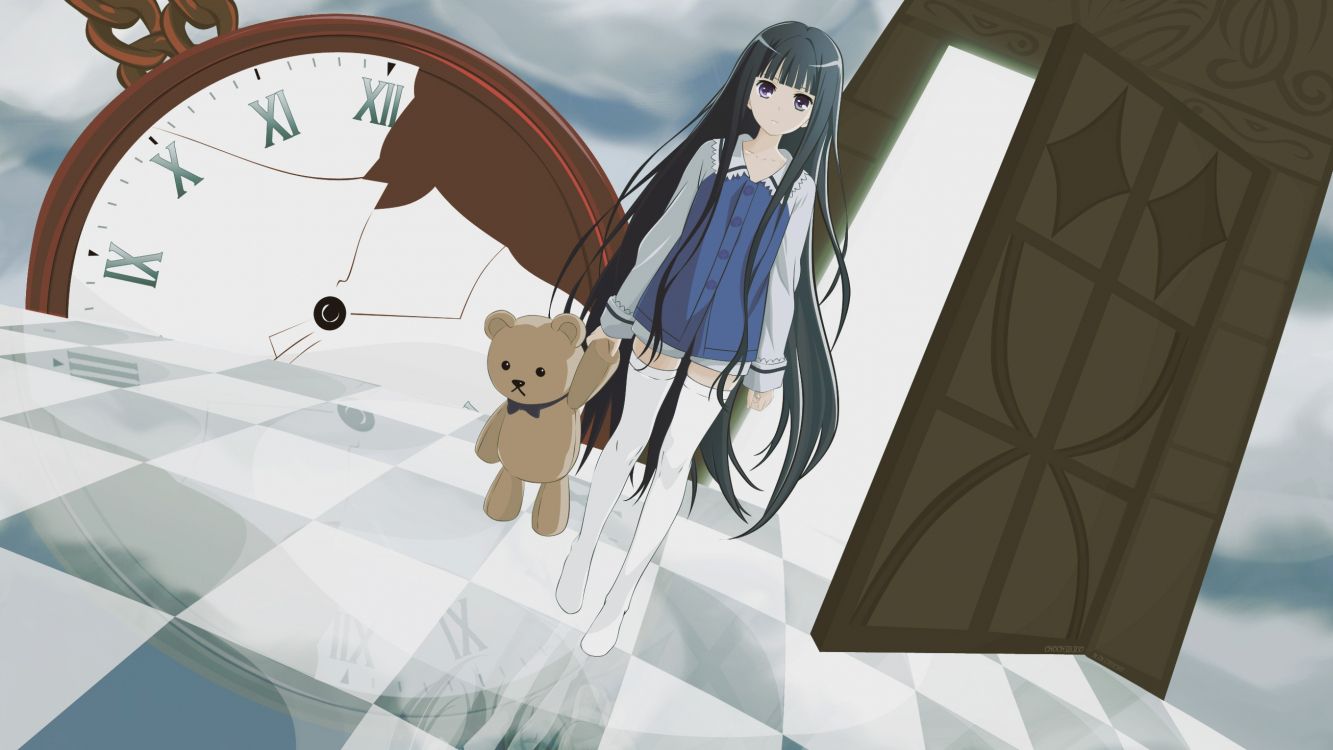 Mädchen im Weißen Kleid Anime-Charakter. Wallpaper in 3840x2160 Resolution