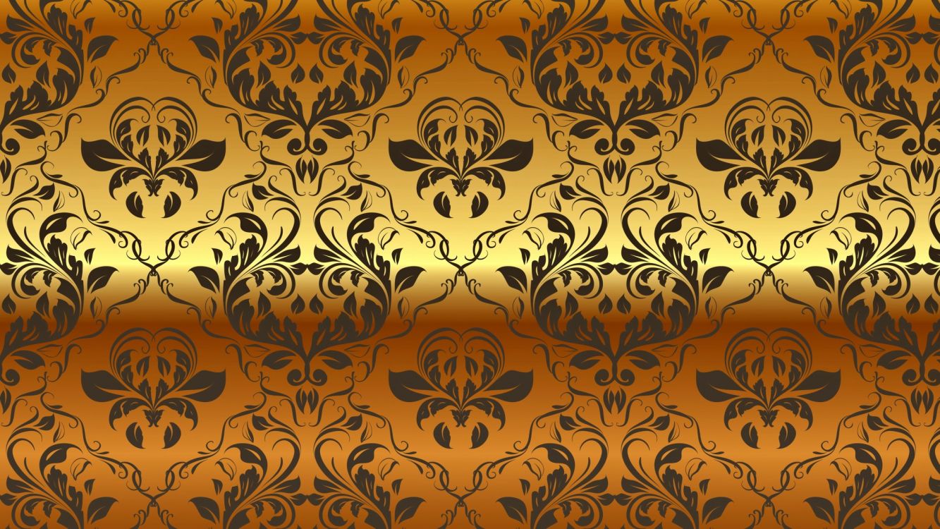Weißes Und Schwarzes Florales Textil. Wallpaper in 2112x1188 Resolution