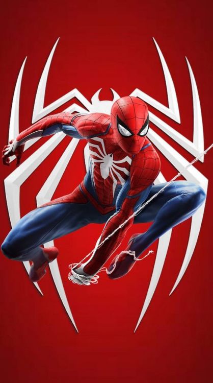 Spider-man, Gift, Cartoon, Kunst, Poster. Wallpaper in 564x1011 Resolution