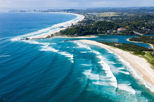 Image aerial view of beach during daytime