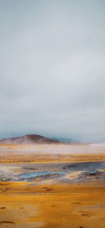 water, cloud, highland, plain, landscape