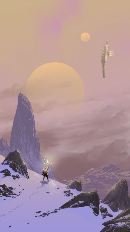 Person in Weißer Jacke, Die Tagsüber Auf Einem Schneebedeckten Berg Steht. Wallpaper in 2700x4800 Resolution