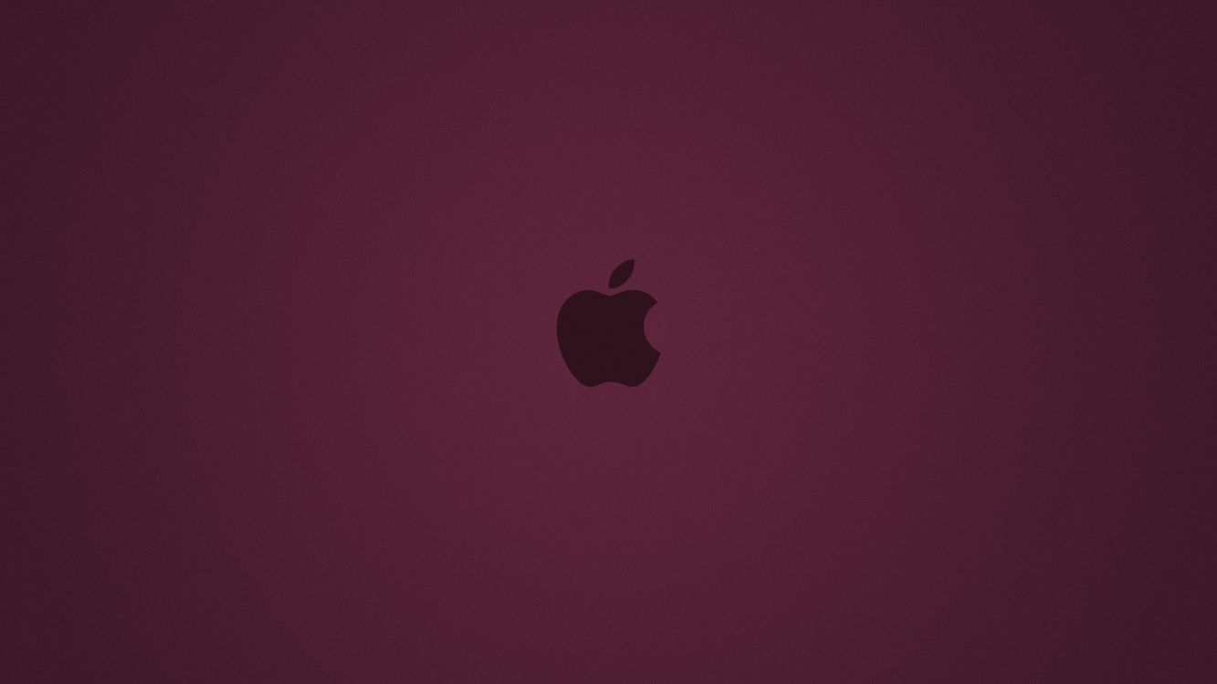 Logo Pomme Rouge Avec Fond Rouge. Wallpaper in 2560x1440 Resolution