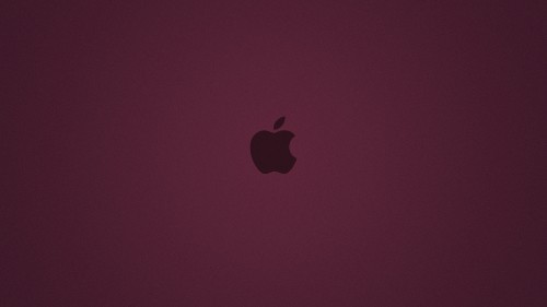 Image red apple logo with red background