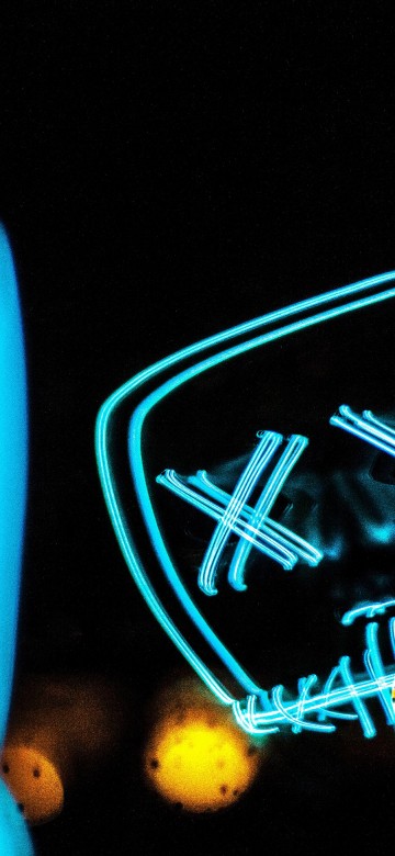 Image blue, light, lighting, turquoise, neon