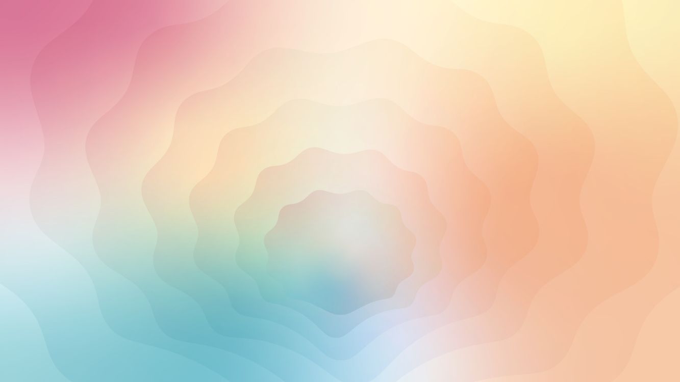 苹果, 粉红色, 艺术, 和阴影的色彩, 圆圈 壁纸 5120x2880 允许