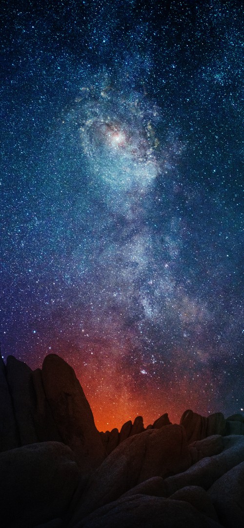 Image milky way, galaxy, atmosphere, world, natural environment