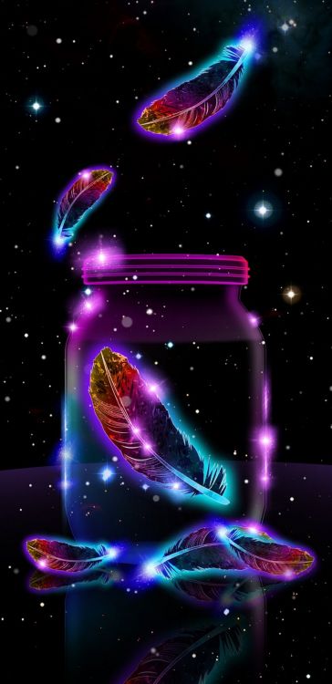 Animation, Atmosphère, Lumière, Purple, Nature. Wallpaper in 1080x2220 Resolution