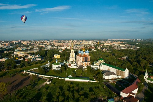 Image aerial view of city during daytime