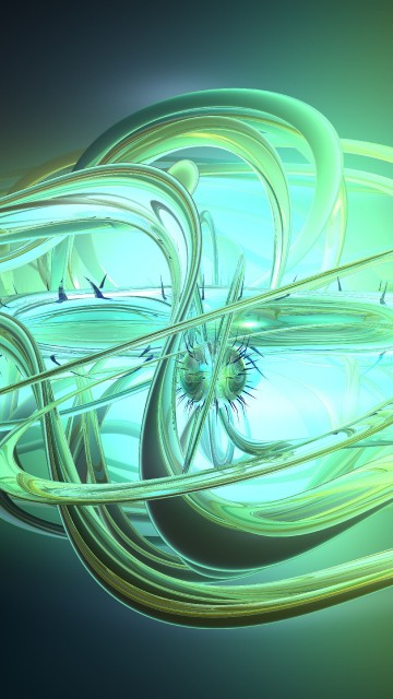 Image green and yellow light digital wallpaper