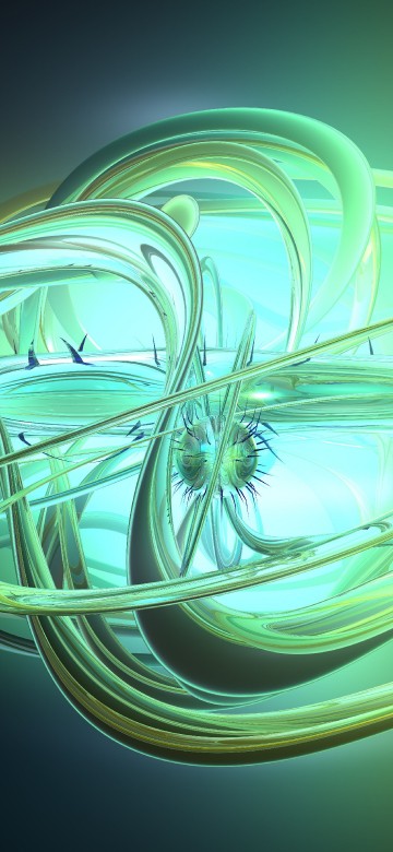 Image green and yellow light digital wallpaper