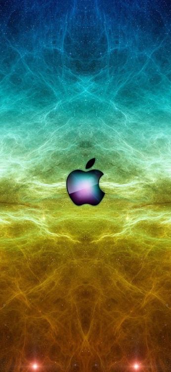 Apple, 气氛, 空间, 心脏, 天空 壁纸 1242x2688 允许