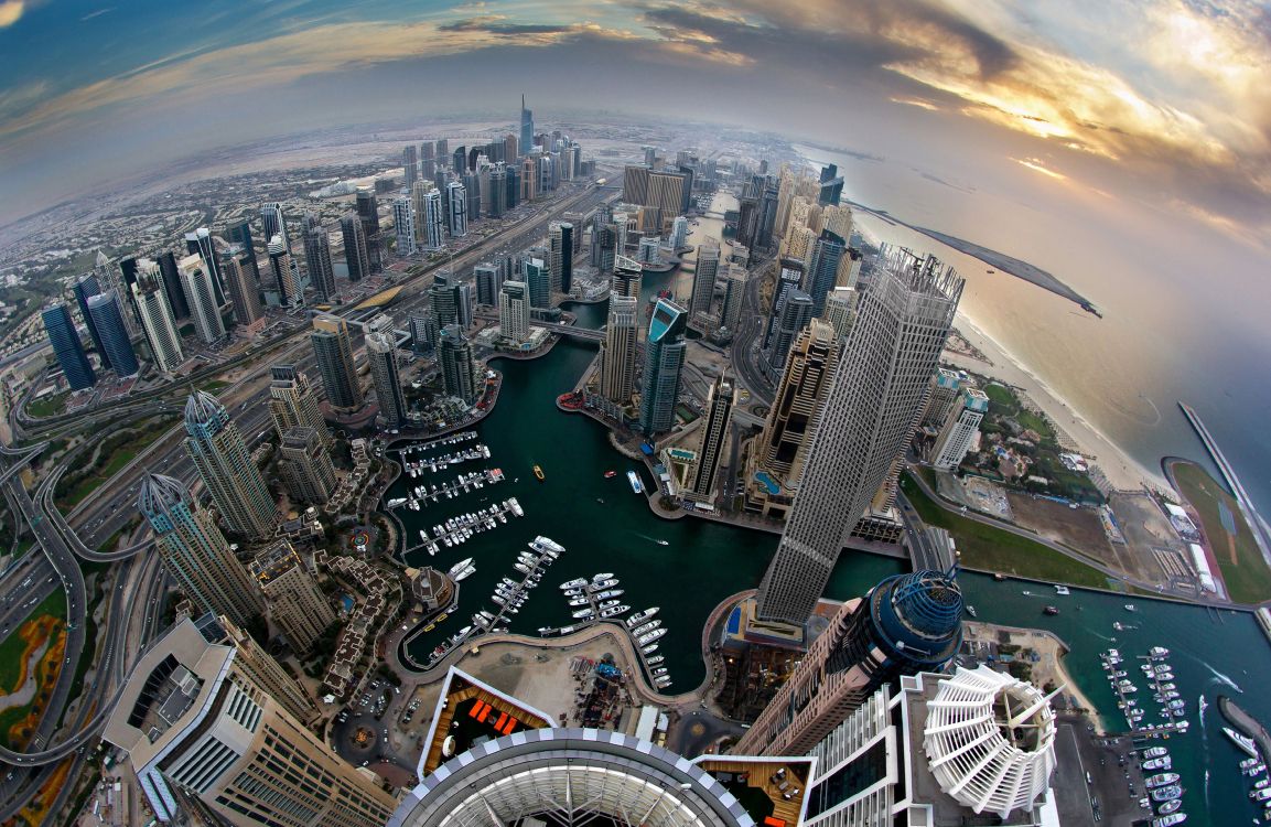 Vista Aérea de Los Edificios de la Ciudad Durante el Día.. Wallpaper in 3500x2276 Resolution