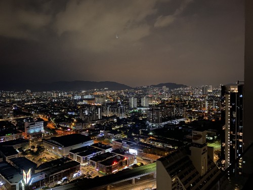 Image night, city, urban area, metropolis, atmosphere