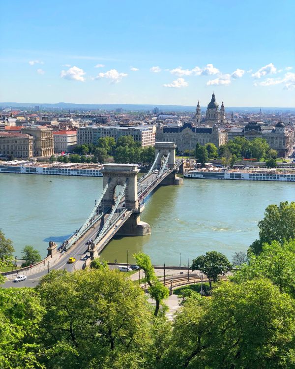 Szchenyi Pont Des Chaînes, Corps de L'eau, Pont, Eau, Les Ressources en Eau. Wallpaper in 3024x3780 Resolution