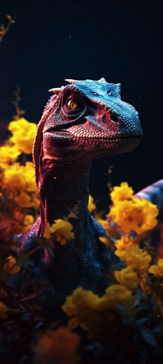 Camaleón, Los Camaleones, Pavo Salvaje, Iguánidas, Dinosaurio. Wallpaper in 1080x2400 Resolution