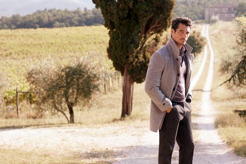 Image david gandy, model, suit, fashion, tree