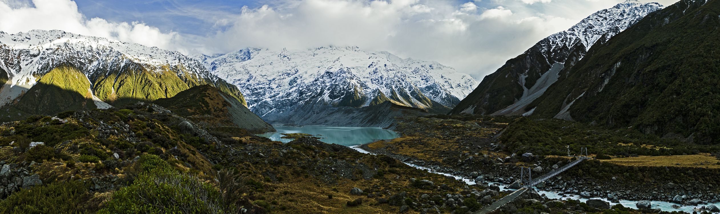 Wildnis, Cloud, Wasser, Wasserressourcen, Schnee. Wallpaper in 8409x2500 Resolution