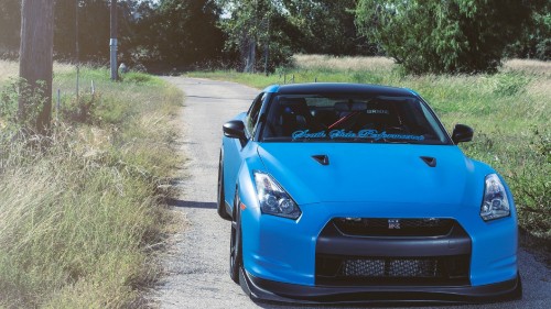 Image blue bmw m 3 on road during daytime