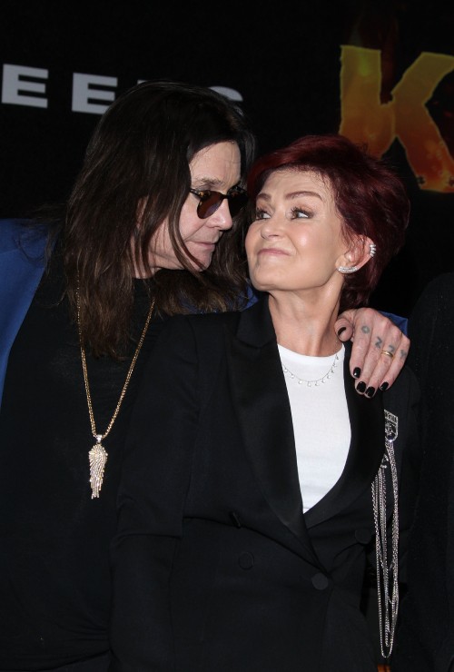 Image Sharon Osbourne, celebrity, fashion, outerwear, fashion accessory