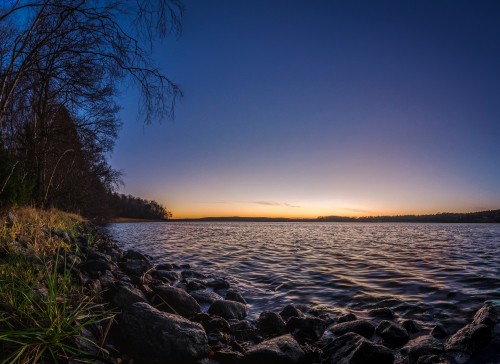 Image body of water during sunset