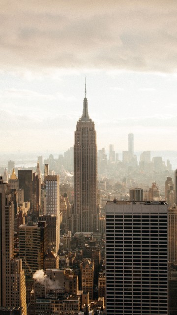 Image new york city, radio city music hall, cloud, skyscraper, building