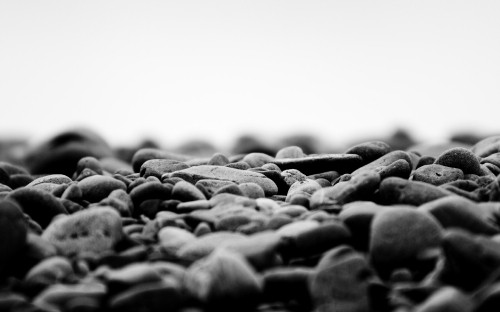 Image gray stones in grayscale photography