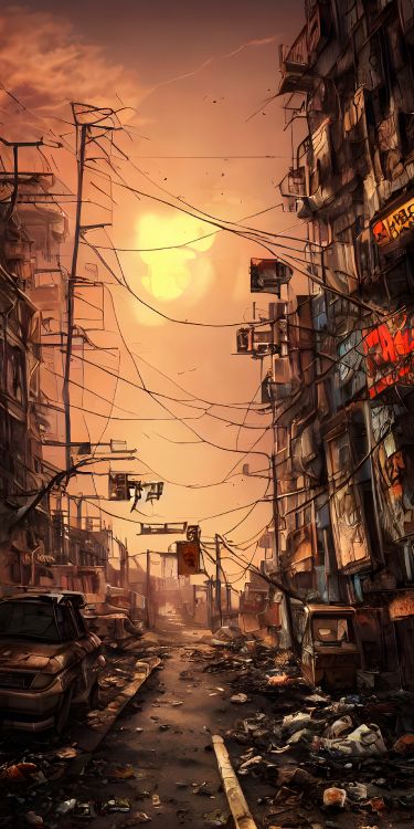 Atmosphère, Lumière, Infrastructure, Électricité, Ligne Électrique Aérienne. Wallpaper in 2048x4096 Resolution