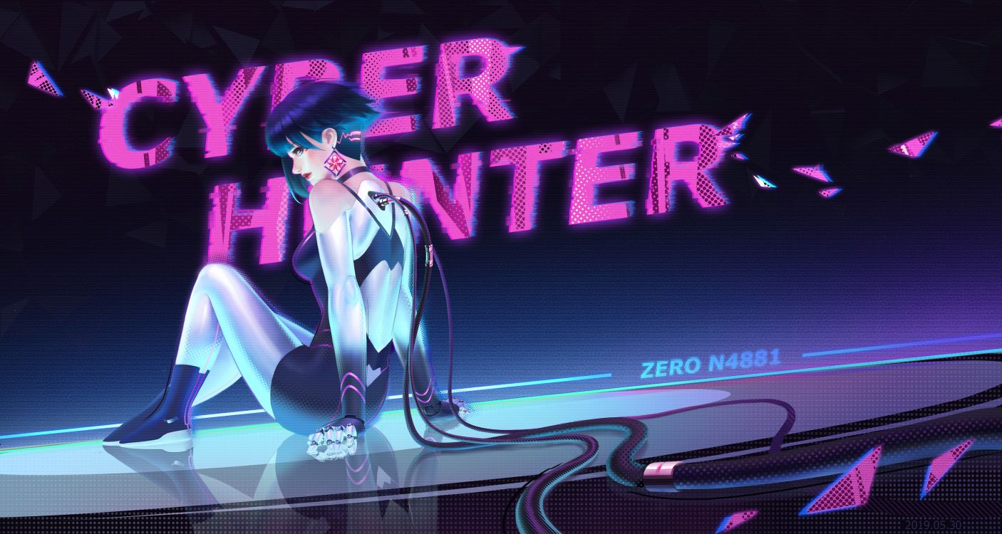 Cyber Hunter, Purpur, Unterhaltung, Musik, Visual-Effekt-Beleuchtung. Wallpaper in 3840x2047 Resolution