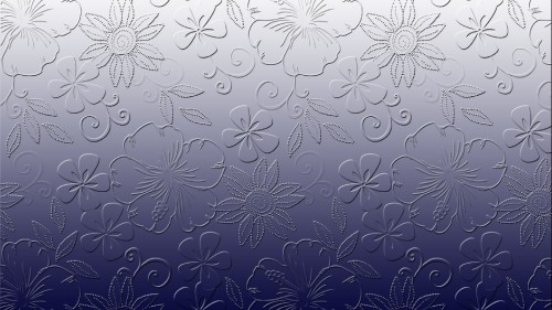 Image white and blue floral textile