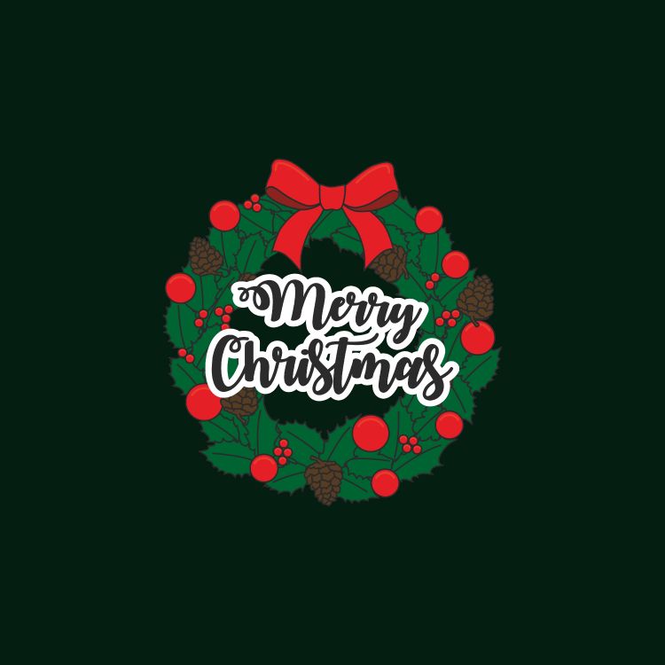 Christmas Day, Holiday, New Year, Logo, Illustration. Wallpaper in 4500x4500 Resolution