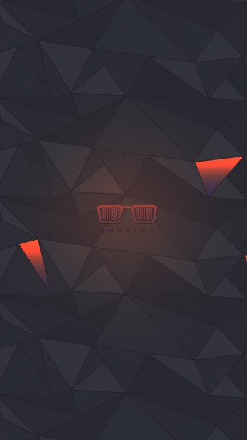 Image black and orange round logo