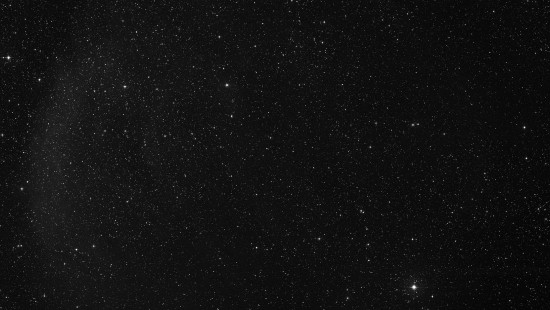 Image black and white starry night