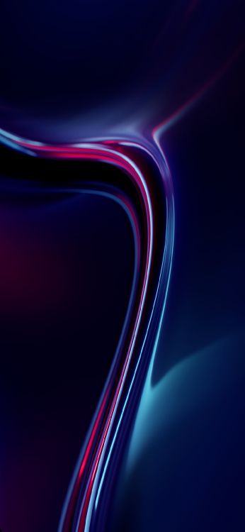Lenovo, Lenovo Z6 Pro, Blau, Farbigkeit, Bernstein. Wallpaper in 1080x2340 Resolution