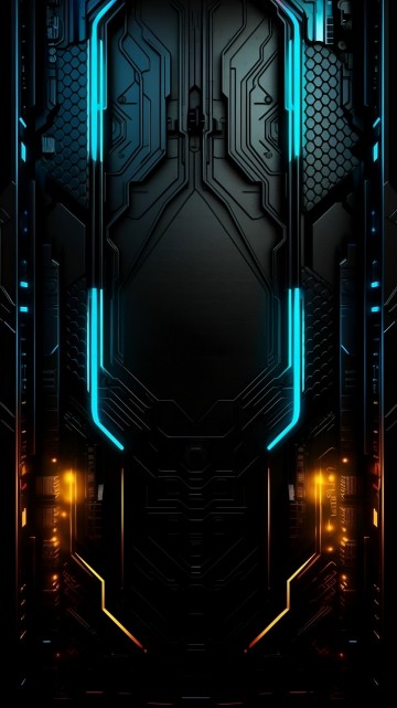 Image darkness, interior design, Tecno, graphics, design