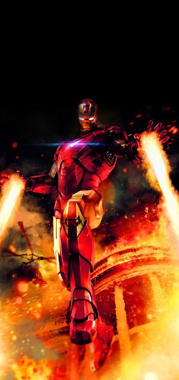 Iron Man, Entretenimiento, Caricatura, Arte, Evento. Wallpaper in 1220x2576 Resolution