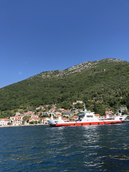 Image water transportation, water, mountainous landforms, watercraft, hill