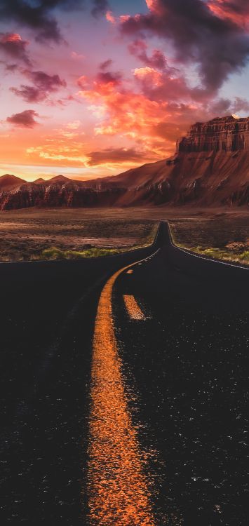 生态区, 自然景观, 基础设施, 性质, 沥青 壁纸 1421x3000 允许