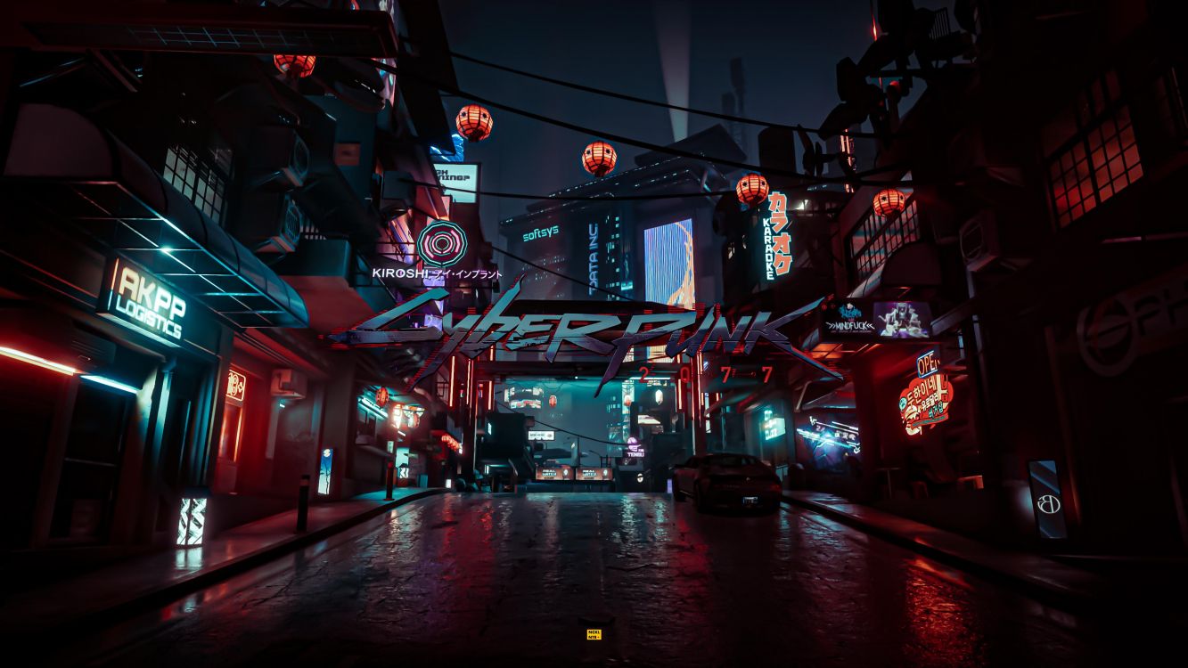 车灯, 电力, 城市, 窗口, 电子标牌 壁纸 3840x2160 允许