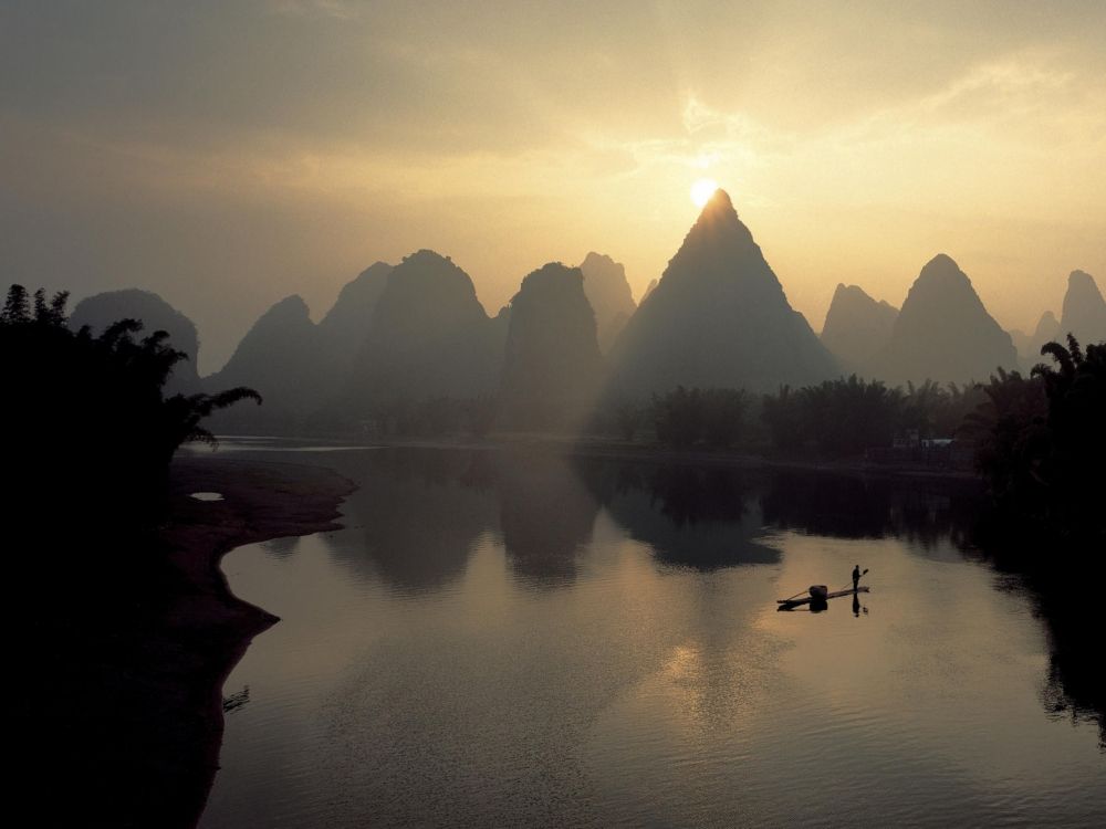 性质, 反射, 早上, 冷静, 舞台布景 壁纸 2560x1920 允许