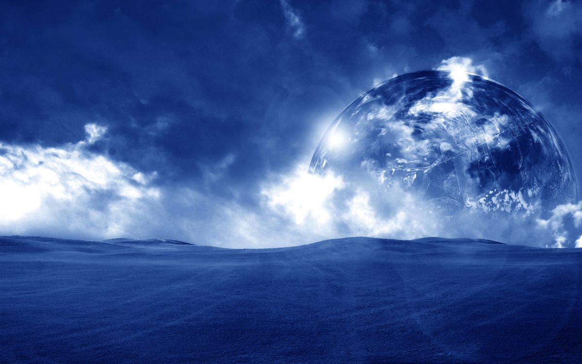 Weiße Wolken Und Blauer Himmel. Wallpaper in 2560x1600 Resolution