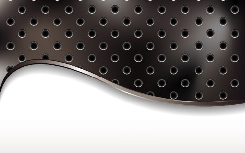 Image black and white polka dot textile