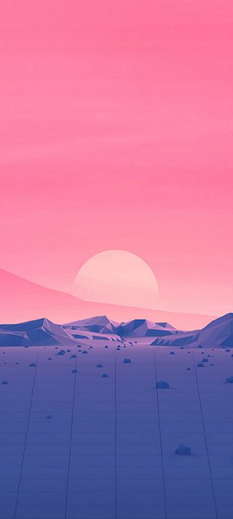 Minimalisme, L'art Abstrait, Atmosphère, L'écorégion, Afterglow. Wallpaper in 1080x2400 Resolution