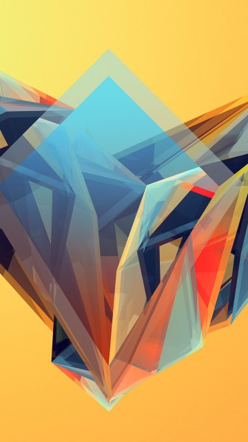 Image blue and teal diamond illustration