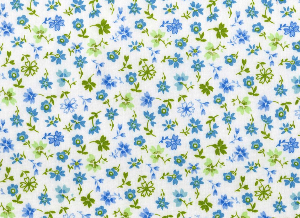 Weißes Und Blaues Florales Textil. Wallpaper in 3000x2180 Resolution