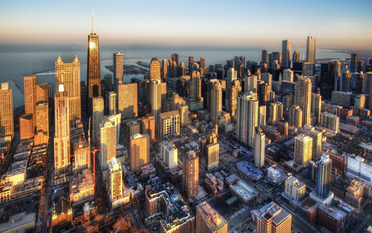 aerial view of city buildings during daytime